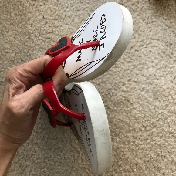 Authentic Marc Jacobs rubber flip flop slippers - Picture 3 of 7